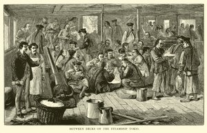 汽船東京の甲板間 作： American School